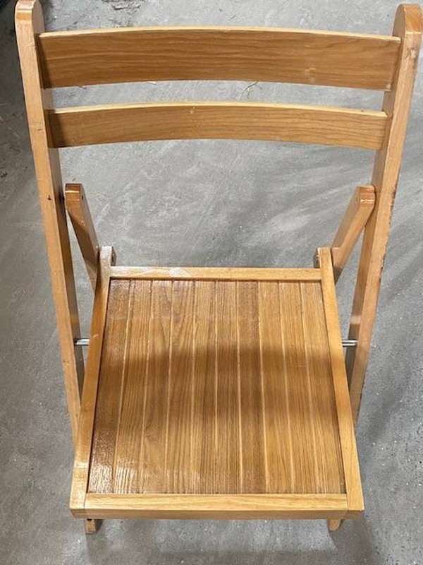 Wooden folding chairs for sale