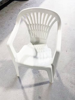 White chairs with arms for sale