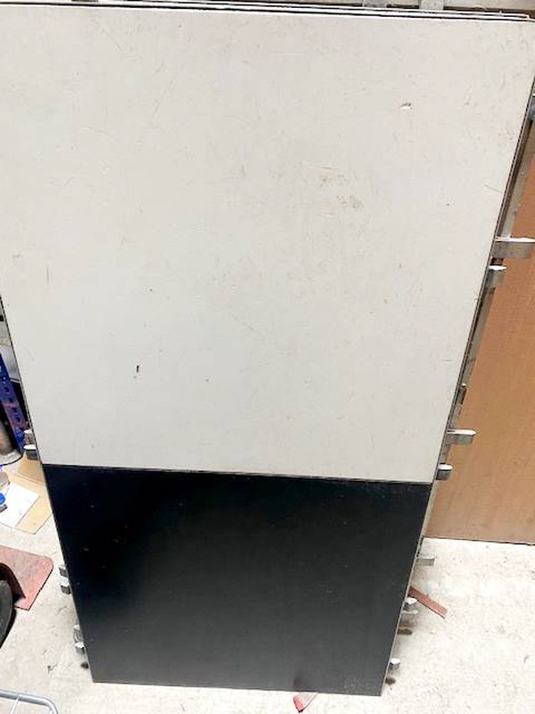 Used black and white dance floor