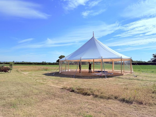 12m x 12m Pole Marquee