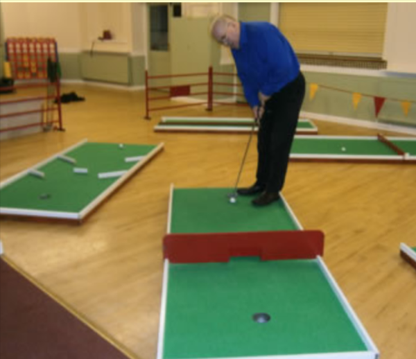 9 hole crazy golf party hire