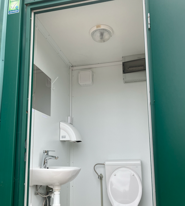 Green Toilet Cabin