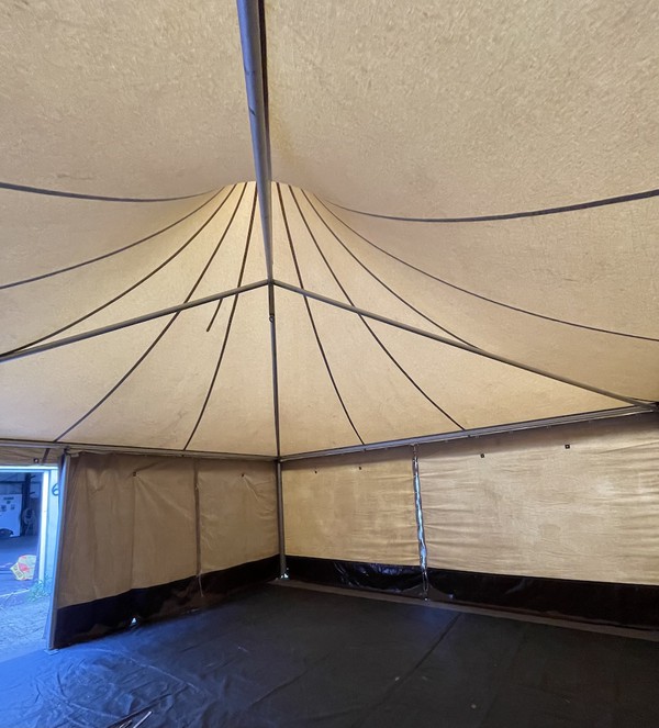 6m x 6m Canvas Pagoda / Pavilion Style Tipi / Structure - Cheshire 12