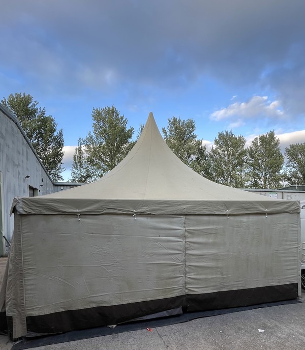 6m x 6m Canvas Pagoda / Pavilion Style Tipi / Structure - Cheshire 17
