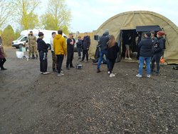 Army marquee 8m x 6m