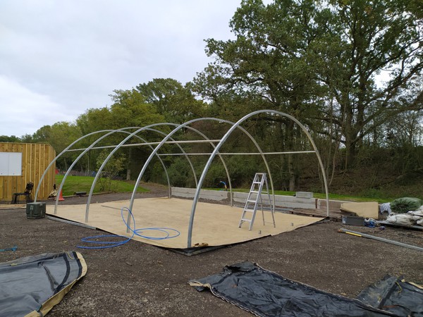 Army framed marquee tents