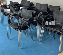 Black Stacking Chairs