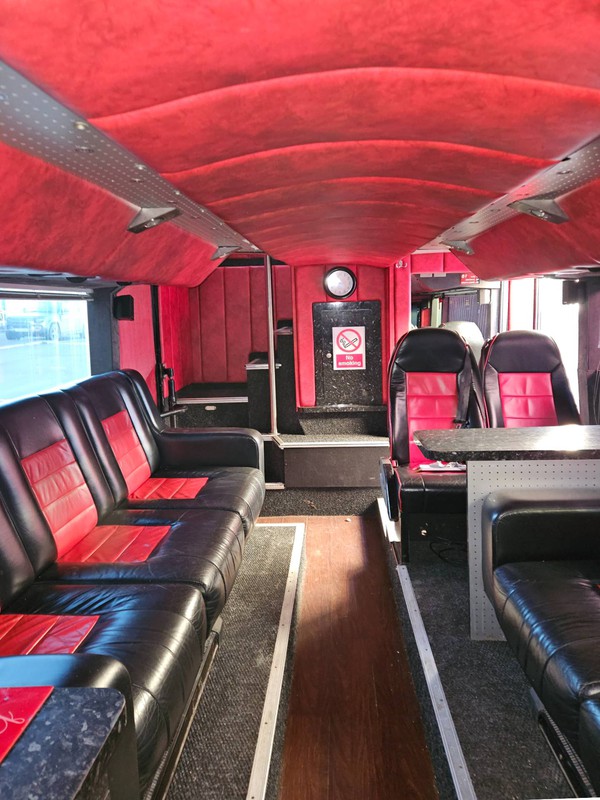 Large lounge area band coach