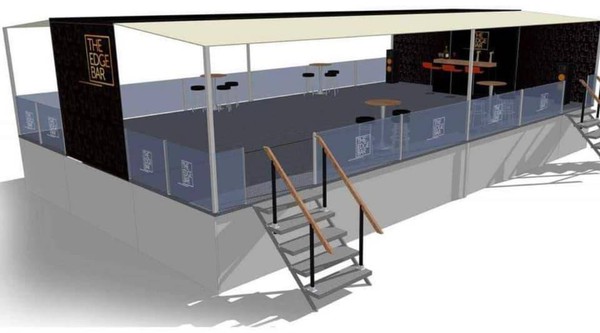 Mobile bar trailer