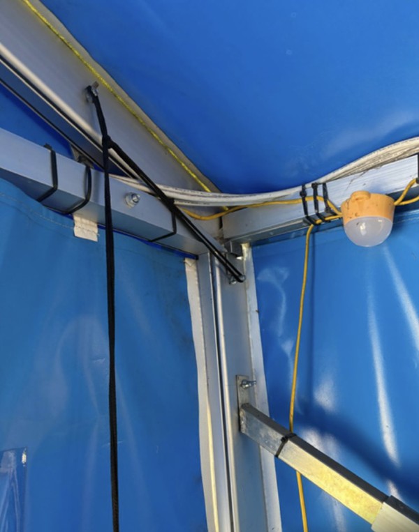 6m x 9m Aluminium framed marquee for sale