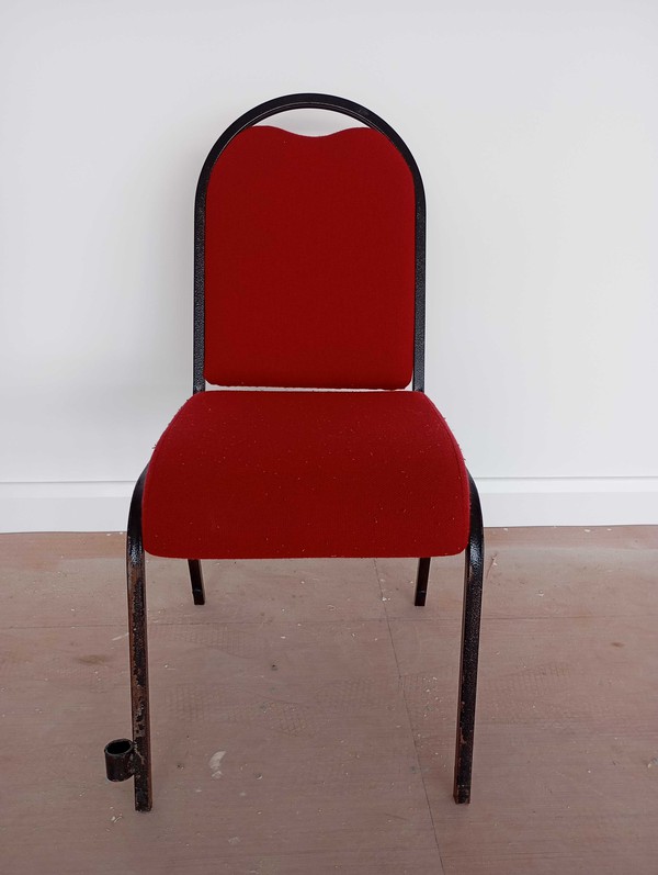 80x Red Conference Chairs - Bangor, Ireland 6
