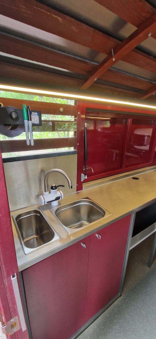 Double stainless steel sink