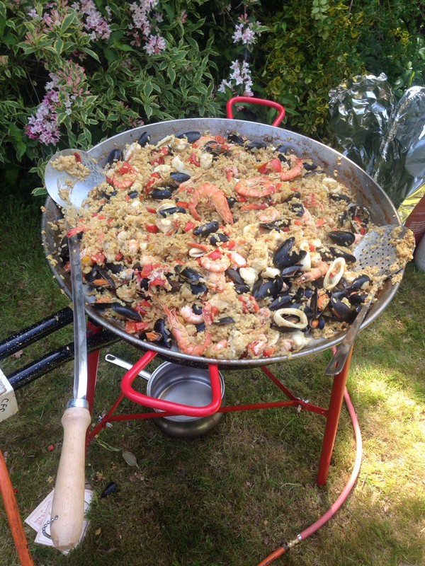 Spanish Paella Pans purchased from The Paella Company