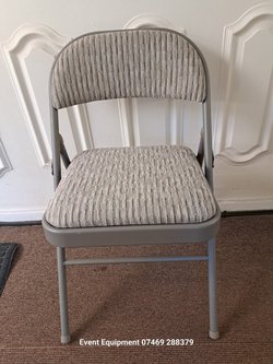 Used padded folding chairs for sale