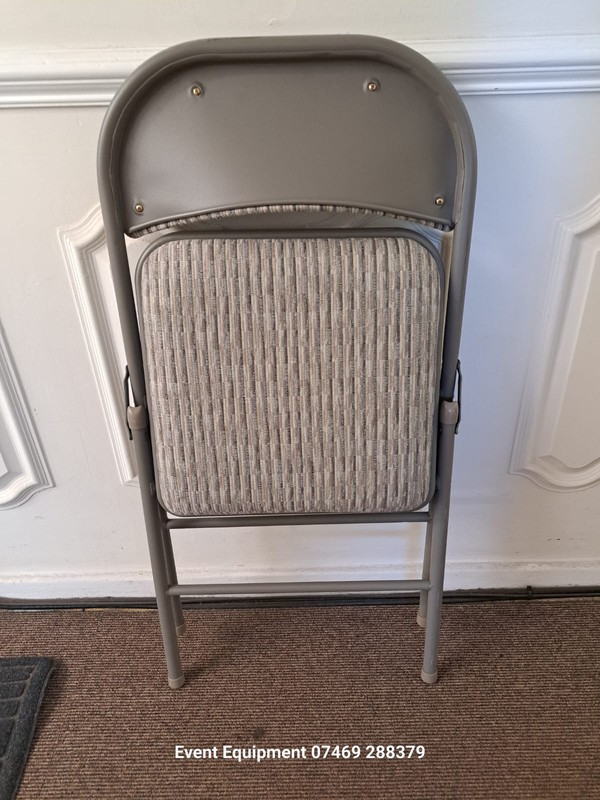 Padded folding chairs