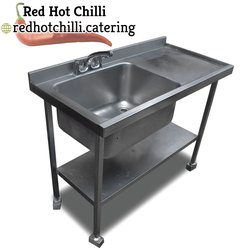 1.2m Stainless Steel Single Sink