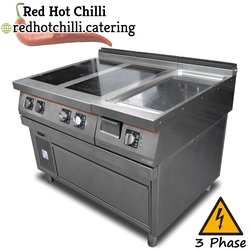 Angelo Po Induction Hob, Flat Top Griddle and Refrigerated Drawer