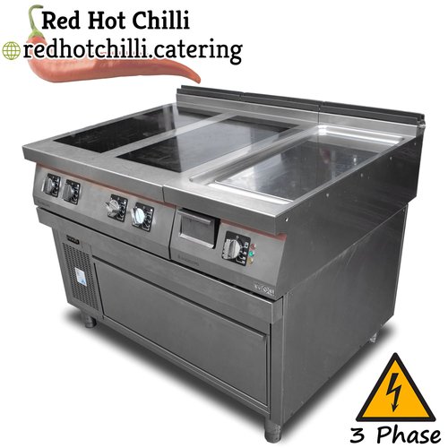 Angelo Po Induction Hob, Flat Top Griddle and Refrigerated Drawer Angelo Po Induction Hob, Flat Top Griddle and Refrigerated Drawer