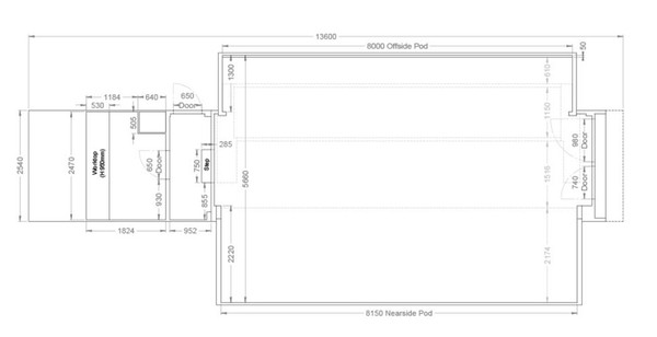 40ft Exhibition / show trailer for sale