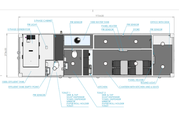 plan of welfare cabin