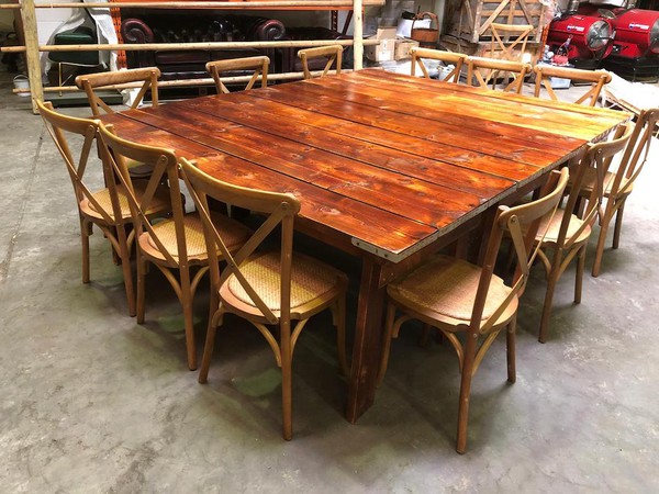 Rustic Scaffold Tables