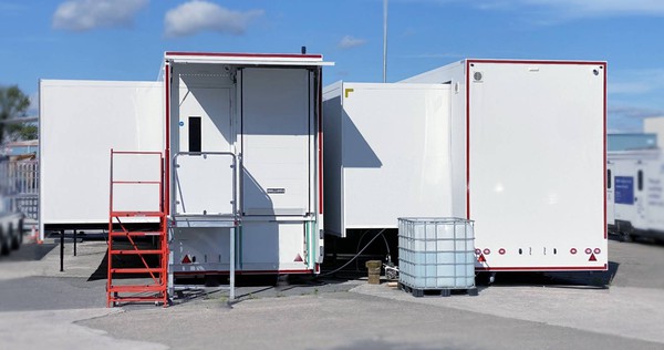 Medical trailer with recovery ward