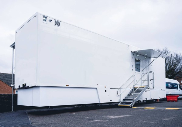 Large medical trailer for sale
