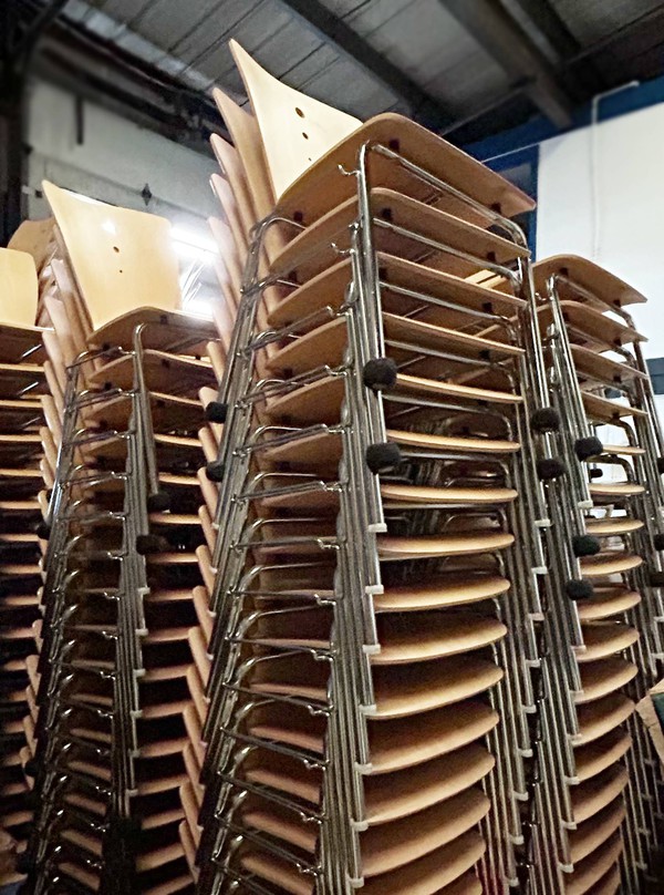 Stacking conference chairs
