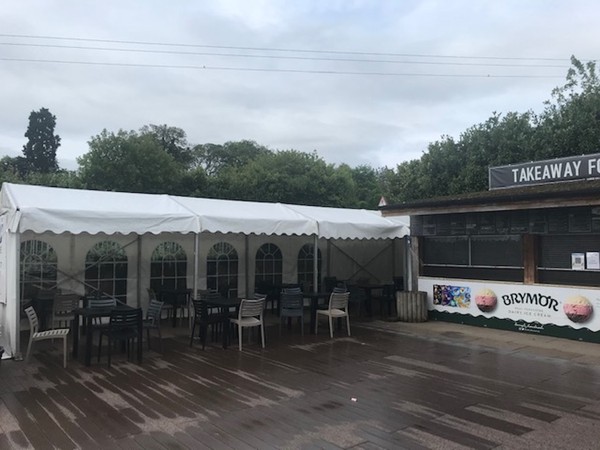 3m wide marquee