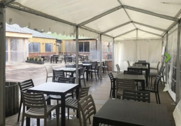 Roder Marquee interior
