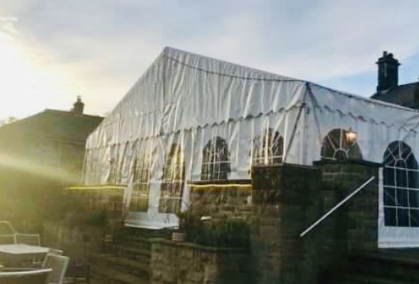 9m Wide Roder Marquee For Sale