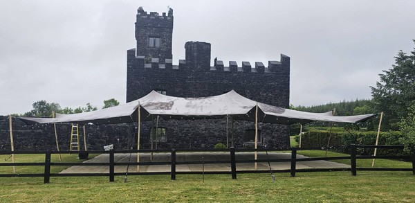 Used stretch tent
