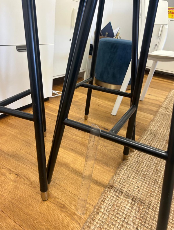 Blue Velvet Bar Chairs