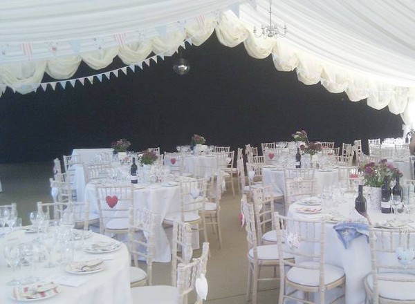 Used 12m Ivory reveal curtain for sale