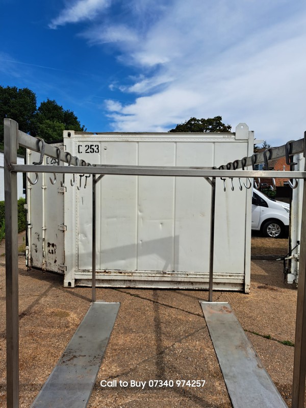 Secondhand Meat Hanging Frame Rails For Sale
