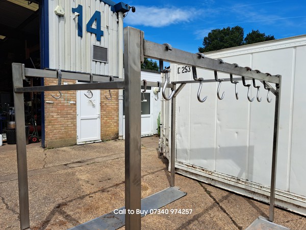 Secondhand Meat Hanging Frame Rails For Sale