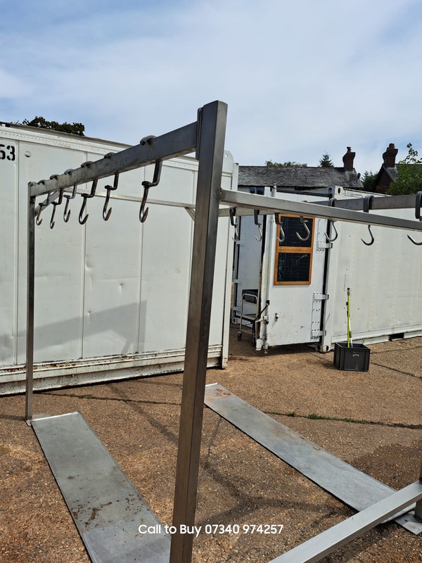Secondhand Meat Hanging Frame Rails For Sale