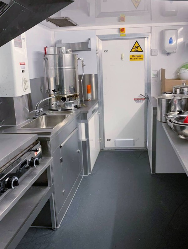 Catering van with LPG cooking equipment for sale