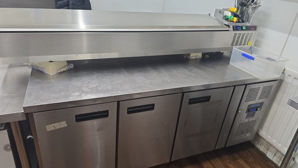 Prep Fridge And Salad Bar For Sale