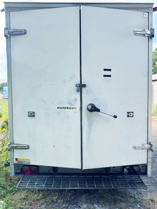 Humbaur Fridge Trailer back doors