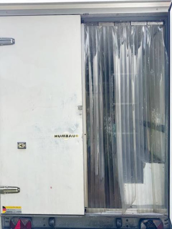 Humbaur Fridge Trailer  door with curtain