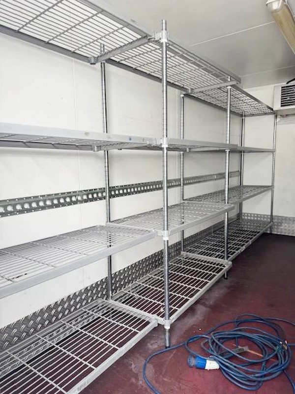 Humbaur Fridge Trailer internal racking