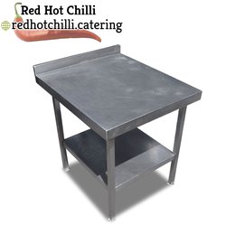 0.64m Stainless Steel Low Table