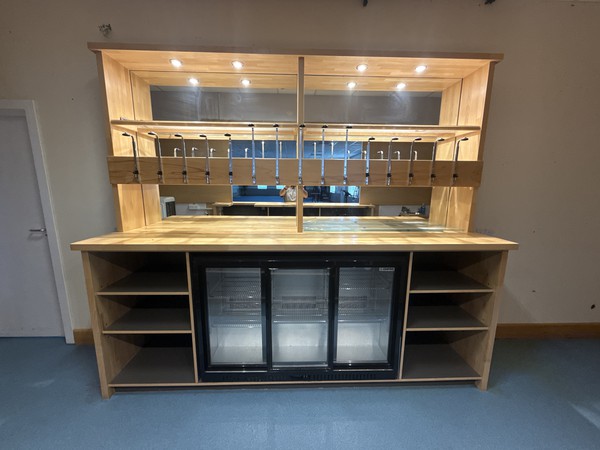Back bar with bottle fridges for sale