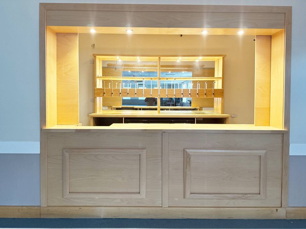 Reclaimed wooden bar for sale