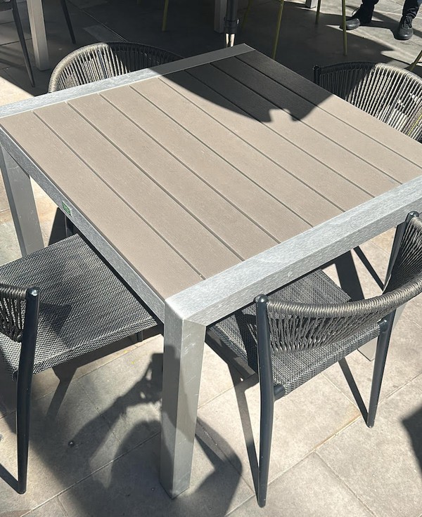 Square Table for Outside Dining