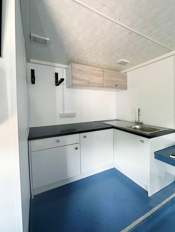 Site Container With Kitchen Area