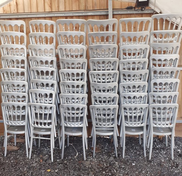Silver Wedding Chairs For Sale