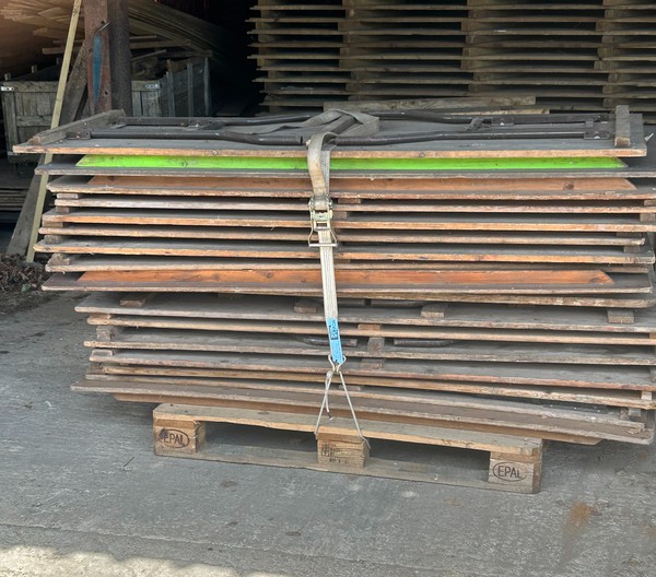 17x Wooden Trestle Tables For Sale