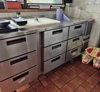 9 Draw Prep Fridge For Sale